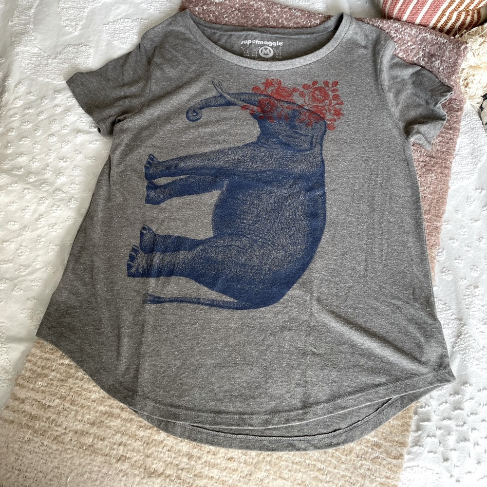 NWOT Supermaggie Elephant Tee